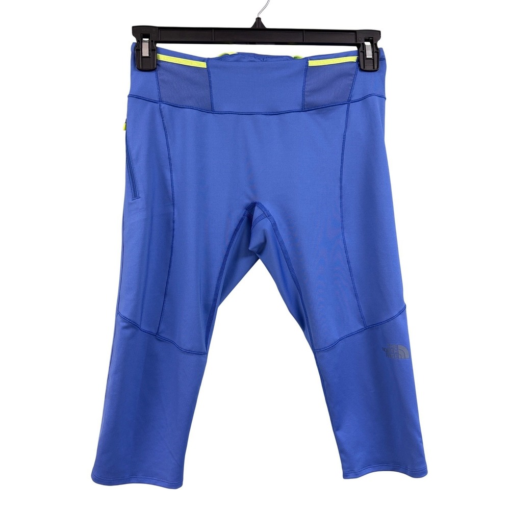 The North‎ Face Cropped Yoga Leggings Womens M Blue Capri Active